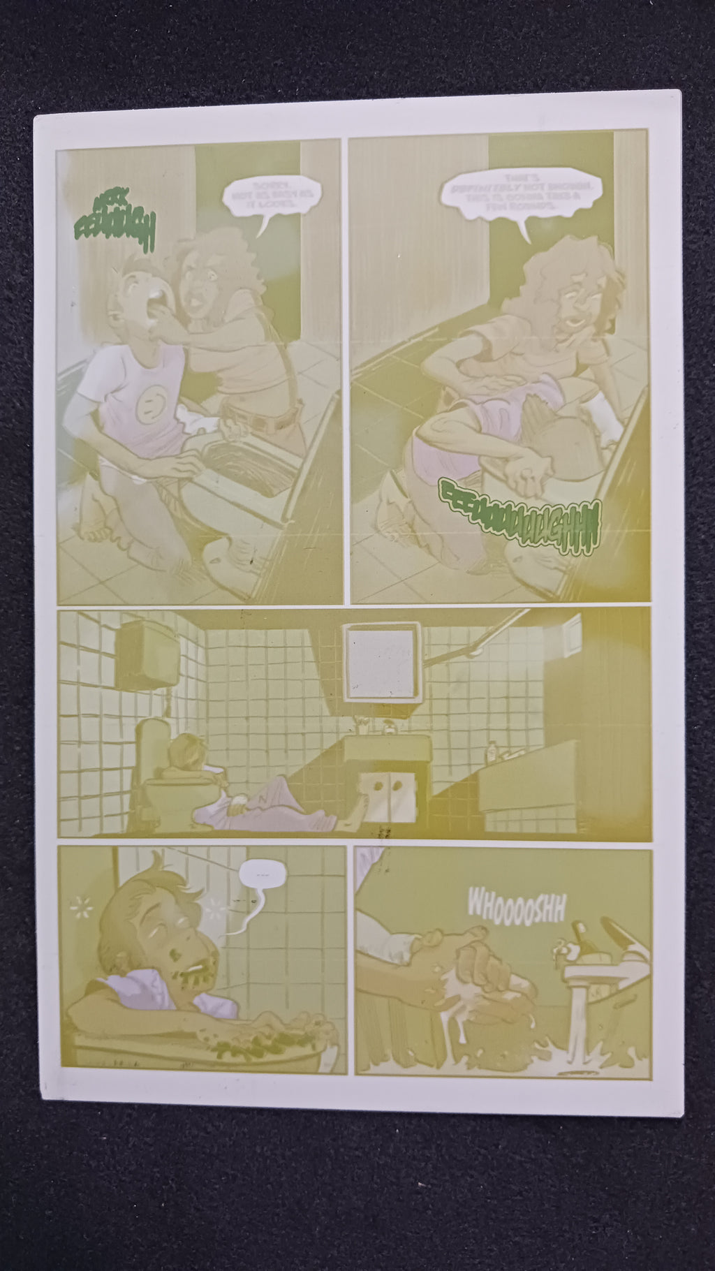 Deadfellows #1 - Page 17 - PRESSWORKS - Comic Art - Printer Plate - Yellow