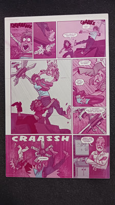 Deadfellows #1 - Page 24 - PRESSWORKS - Comic Art - Printer Plate - Magenta