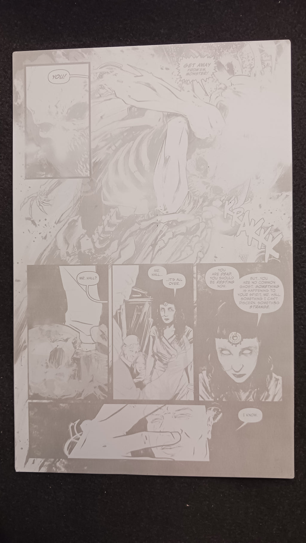 Phantasmagoria #5 - Page 19 - PRESSWORKS - Comic Art - Printer Plate - Cyan