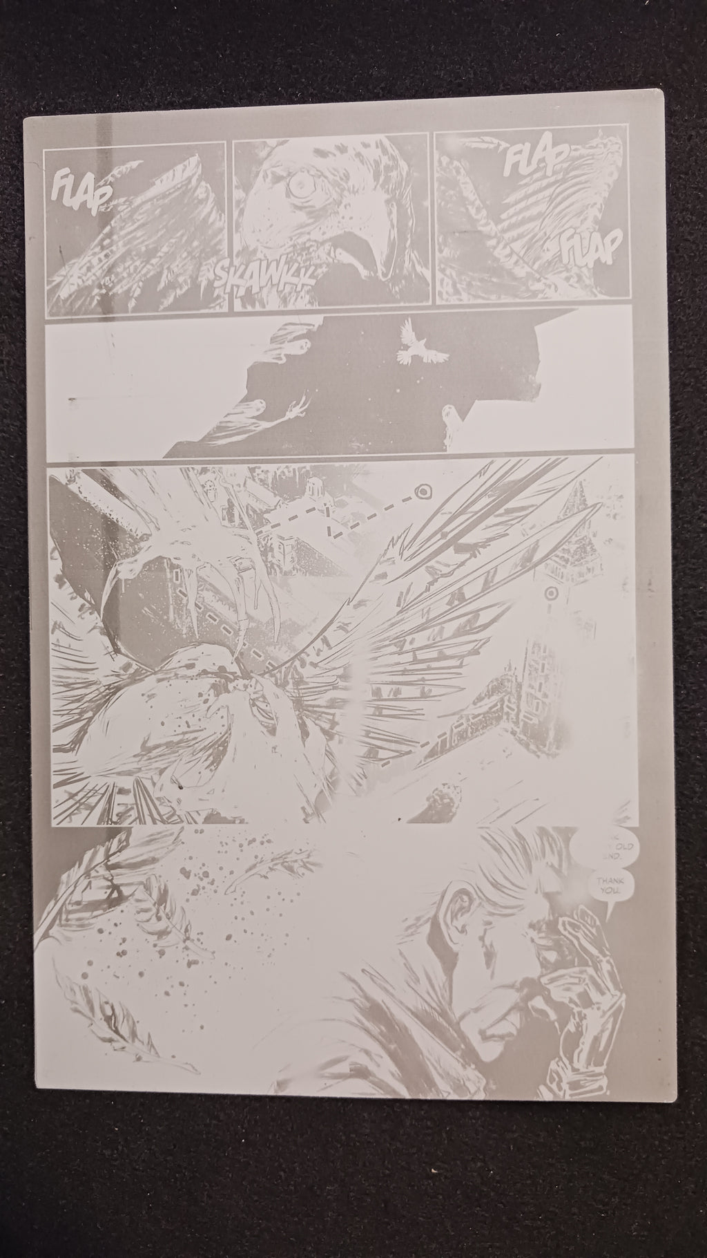 Phantasmagoria #5 - Page 9 - Cyan - Comic Printer Plate - PRESSWORKS