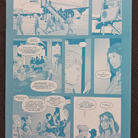 Red Winter Fallout #2 - Page 11 - Cyan - Comic Printer Plate - PRESSWORKS