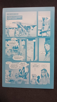 Red Winter Fallout #2 - Page 11 - Cyan - Comic Printer Plate - PRESSWORKS
