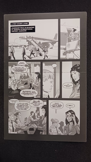 Red Winter Fallout #2 - Page 11 - Black - Comic Printer Plate - PRESSWORKS