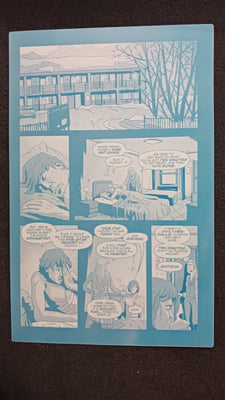 Red Winter Fallout #2 - Page 15 - Cyan - Comic Printer Plate - PRESSWORKS