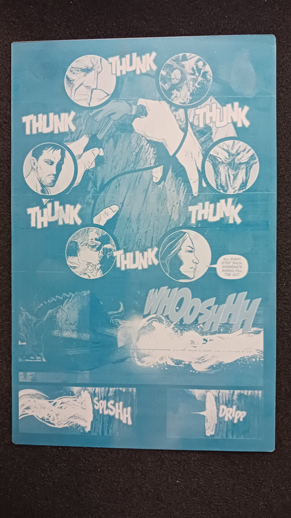 West Moon Chronicles #2 - Page 19 - PRESSWORKS - Comic Art - Printer Plate - Cyan