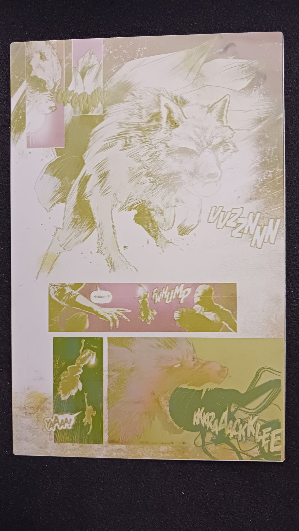 West Moon Chronicles #2 - Page 21 - PRESSWORKS - Comic Art - Printer Plate - Yellow