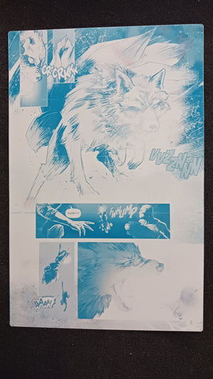 West Moon Chronicles #2 - Page 21 - PRESSWORKS - Comic Art - Printer Plate - Cyan