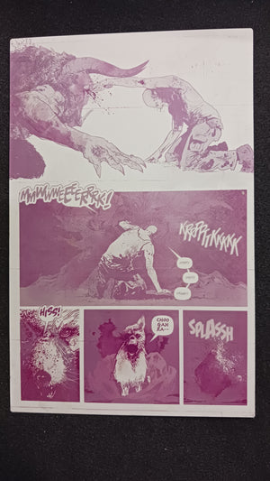 West Moon Chronicles #3 - Page 20 - PRESSWORKS - Comic Art - Printer Plate - Magenta