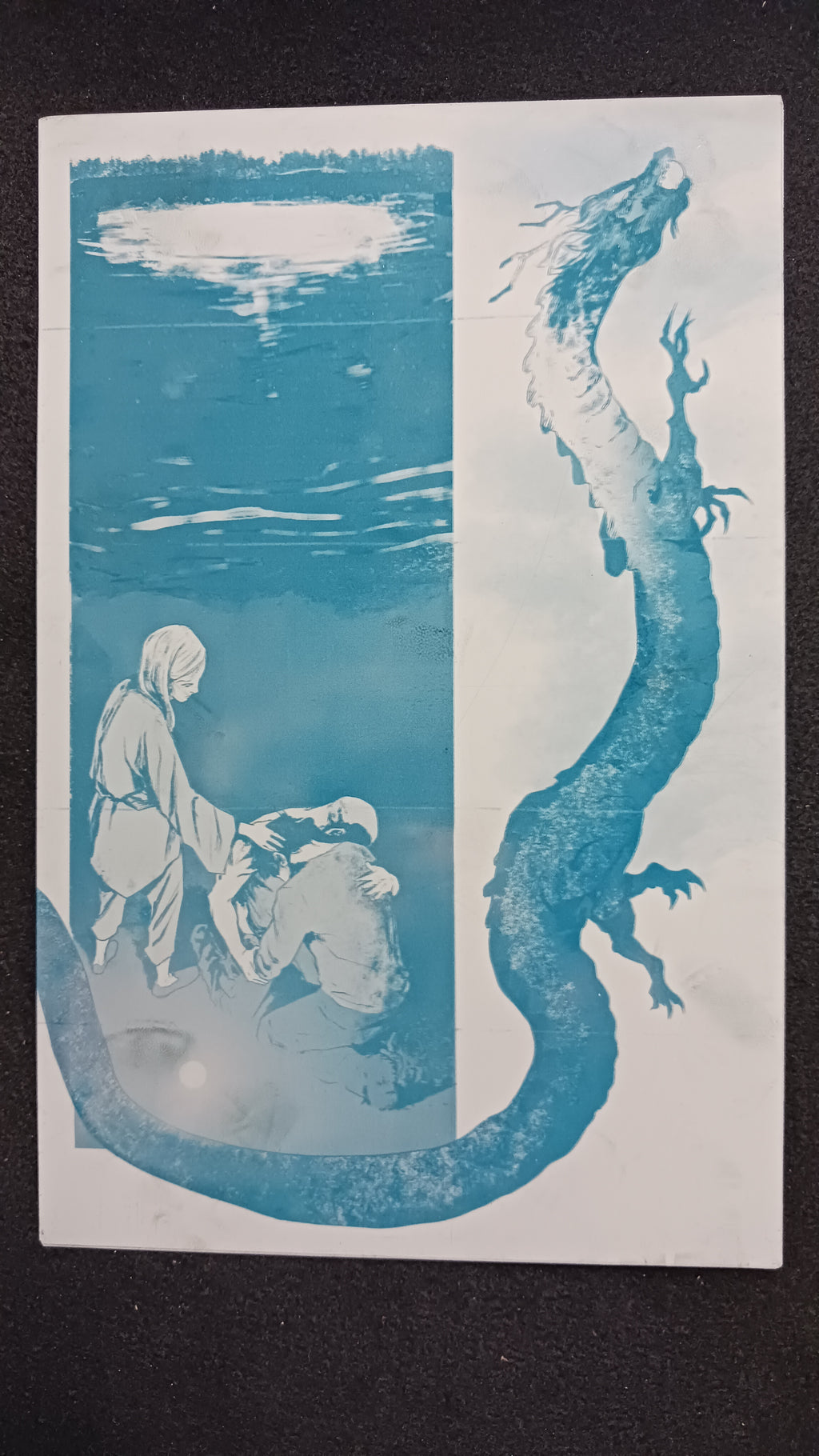 West Moon Chronicles #3 - Page 27 - Cyan - Comic Printer Plate - PRESSWORKS