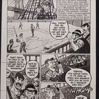 Bush Leaguers #1 - Page 9  - PRESSWORKS - Comic Art - Printer Plate - Black