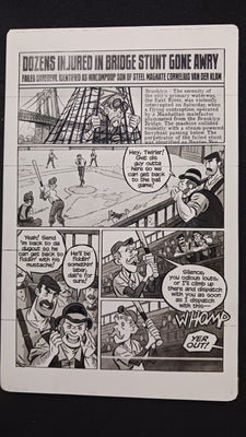 Bush Leaguers #1 - Page 9  - PRESSWORKS - Comic Art - Printer Plate - Black