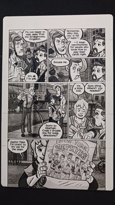 Bush Leaguers #1 - Page 24  - PRESSWORKS - Comic Art - Printer Plate - Black