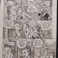 Bush Leaguers #1 - Page 28  - PRESSWORKS - Comic Art - Printer Plate - Black