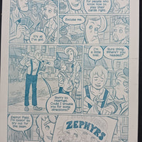 Bush Leaguers #1 - Page 24  - PRESSWORKS - Comic Art - Printer Plate - Cyan