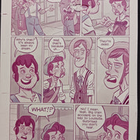 Bush Leaguers #1 - Page 27  - PRESSWORKS - Comic Art - Printer Plate - Magenta