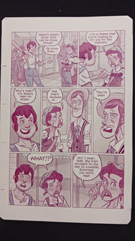 Bush Leaguers #1 - Page 27  - PRESSWORKS - Comic Art - Printer Plate - Magenta