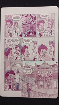 Bush Leaguers #1 - Page 21  - PRESSWORKS - Comic Art - Printer Plate - Magenta