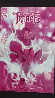Trance Ashcan Preview - Cover Page - Magenta - Comic Printer Plate - PRESSWORKS