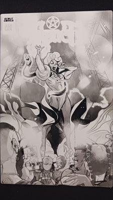 Trance Ashcan Preview - Cover Page - Black - Comic Printer Plate - PRESSWORKS