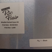 Code Name Ric Flair #1 - NYCC - Page 1 - PRESSWORKS - Comic Art - Printer Plate - Black