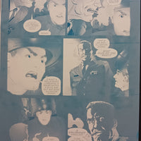 Codename Ric Flair #1 - NYCC - Page 9 - PRESSWORKS - Comic Art - Printer Plate - Cyan