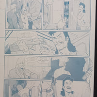 Code Name Ric Flair #1 - NYCC - Page 22 - PRESSWORKS - Comic Art - Printer Plate - Cyan