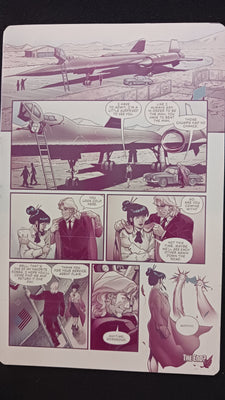 Code Name Ric Flair #1 - NYCC - Page 29 - PRESSWORKS - Comic Art - Printer Plate - Magenta
