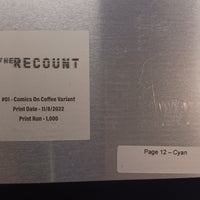The Recount #1 - Comics On Coffee Variant - Page 12 - PRESSWORKS - Comic Art - Printer Plate - Cyan