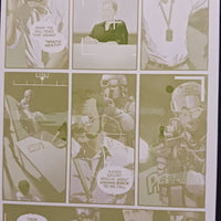 The Recount #1 - Comics On Coffee Variant - Page 12 - PRESSWORKS - Comic Art - Printer Plate - Yellow