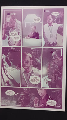 The Recount #1 - Comics On Coffee Variant - Page 12 - Magenta - Comic Printer Plate - PRESSWORKS