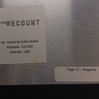 The Recount #1 - Comics On Coffee Variant - Page 12 - PRESSWORKS - Comic Art - Printer Plate - Magenta