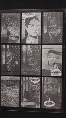 The Recount #1 - Comics On Coffee Variant - Page 14 - Black - Comic Printer Plate - PRESSWORKS