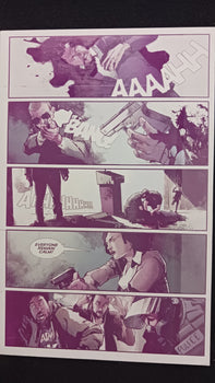 The Recount #1 - Comics On Coffee Variant - Page 3 - Magenta - Comic Printer Plate - PRESSWORKS