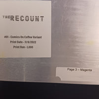 The Recount #1 - Comics On Coffee Variant - Page 3 - PRESSWORKS - Comic Art - Printer Plate - Magenta
