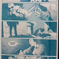 The Recount #1 - Comics On Coffee Variant - Page 3 - PRESSWORKS - Comic Art - Printer Plate - Cyan