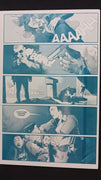 The Recount #1 - Comics On Coffee Variant - Page 3 - Cyan - Comic Printer Plate - PRESSWORKS