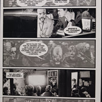 The Recount #1 - Comics On Coffee Variant - Page 20 - PRESSWORKS - Comic Art - Printer Plate - Black