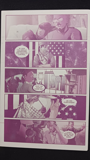 The Recount #1 - Comics On Coffee Variant - Page 15 - PRESSWORKS - Comic Art - Printer Plate - Magenta
