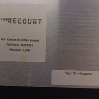 The Recount #1 - Comics On Coffee Variant - Page 15 - PRESSWORKS - Comic Art - Printer Plate - Magenta