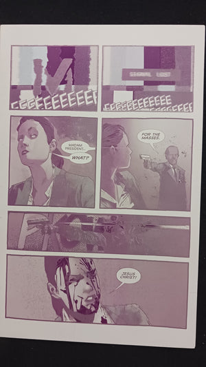 The Recount #1 - Comics On Coffee Variant - Page 21 - PRESSWORKS - Comic Art - Printer Plate - Magenta