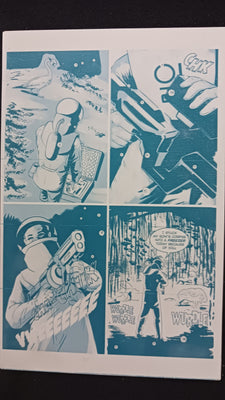 Ghost Planet #1 - Page 21 - PRESSWORKS - Comic Art - Printer Plate - Cyan