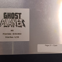 Ghost Planet #1 - Page 21 - PRESSWORKS - Comic Art - Printer Plate - Cyan