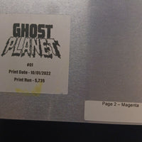 Ghost Planet #1 - Page 2 - PRESSWORKS - Comic Art - Printer Plate - Magenta