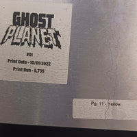 Ghost Planet #1 - Page 11 - PRESSWORKS - Comic Art - Printer Plate - Yellow