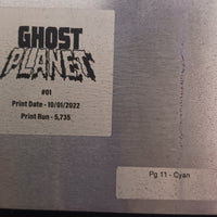 Ghost Planet #1 - Page 11 - PRESSWORKS - Comic Art - Printer Plate - Cyan