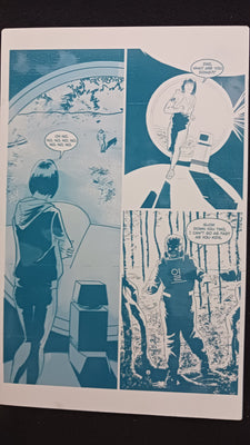 Ghost Planet #1 - Page 32 - PRESSWORKS - Comic Art - Printer Plate - Cyan