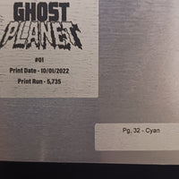 Ghost Planet #1 - Page 32 - PRESSWORKS - Comic Art - Printer Plate - Cyan