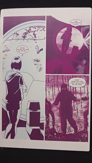 Ghost Planet #1 - Page 32 - PRESSWORKS - Comic Art - Printer Plate - Magenta