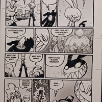 Mr. Easta #1 - 2nd Print - Page 13 - Black -  Comic Printer Plate - PRESSWORKS