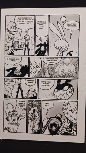 Mr. Easta #1 - 2nd Print - Page 13 - Black -  Comic Printer Plate - PRESSWORKS